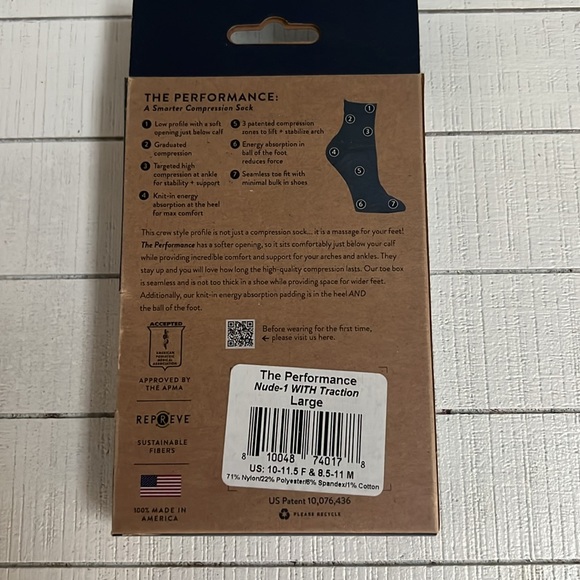 Apolla Dance Socks with traction Size L - Picture 3 of 3